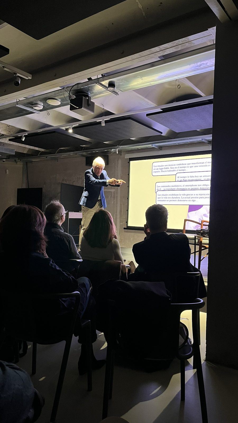 Audience at the talk
